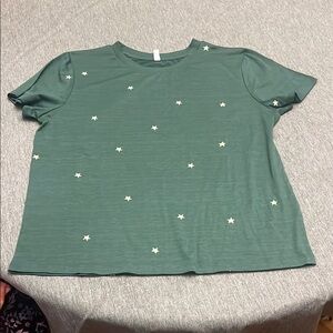 Wishlist Teal T-Shirt with Star Detail